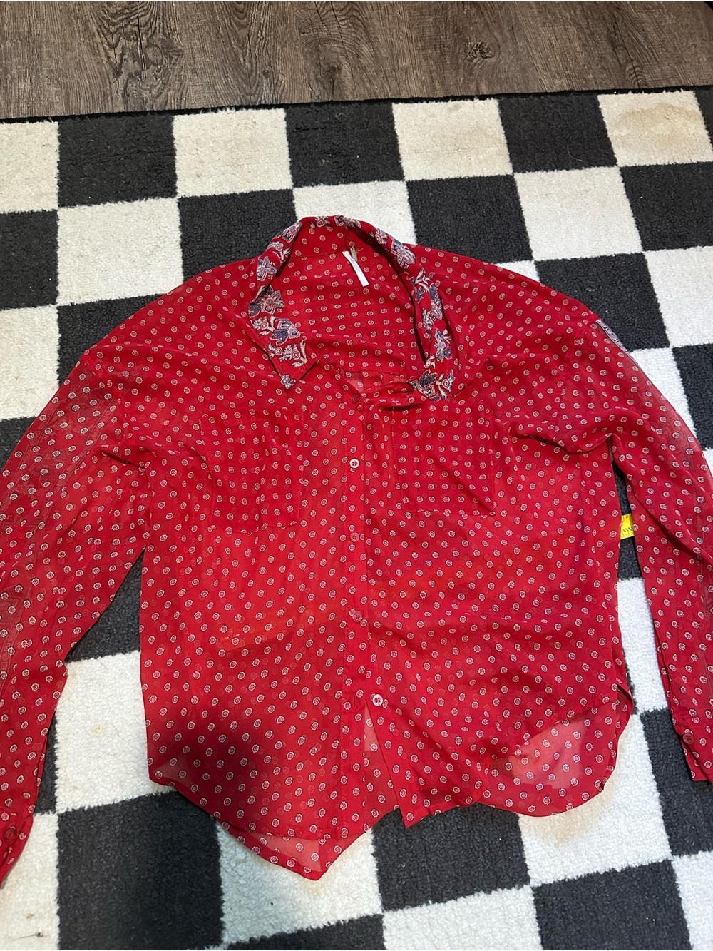 Free people button up